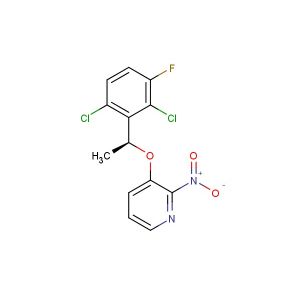(S)-3-(1-(2,6-dichloro-3-fluorophenyl)ethoxy)-2-nitropyridine
