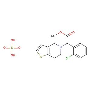 ( I)-Clopidogrel bisulfate
