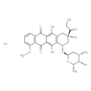 Doxorubicin hydrochloride  (Synonyms: Hydroxydaunorubicin hydrochloride; ADR)