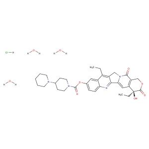 Irinotecan hydrochloride trihydrate(Synonyms: (+)-Irinotecan hydrochloride trihydrate; CPT-11 hydrochloride trihydrate)