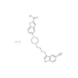 Vilazodone Hydrochloride  (Synonyms: EMD 68843 Hydrochloride; SB659746A Hydrochloride)