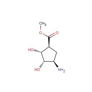 methyl (1S,2R,3S,4R)-4-amino-2,3-dihydroxycyclopentane-1-carboxylate