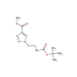 methyl 1-(2-((tert-butoxycarbonyl)amino)ethyl)-1H-1,2,3-triazole-4-carboxylate