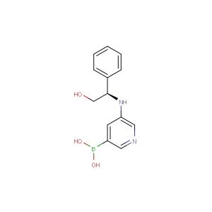 (R)-(5-((2-hydroxy-1-phenylethyl)amino)pyridin-3-yl)boronic acid