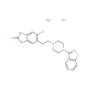 Ziprasidone hydrochloride monohydrate(Synonyms: CP 88059 hydrochloride monohydrate)