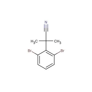 2-(2,6-dibromophenyl)-2-methylpropanenitrile