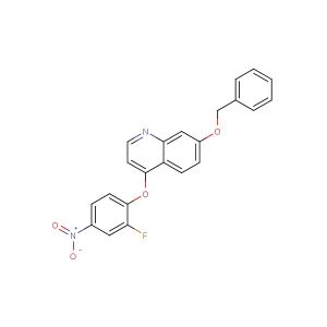 7-(benzyloxy)-4-(2-fluoro-4-nitrophenoxy)quinoline