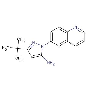 3-(tert-butyl)-1-(quinolin-6-yl)-1H-pyrazol-5-amine