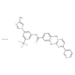Nilotinib hydrochloride(Synonyms: AMN107 hydrochloride)