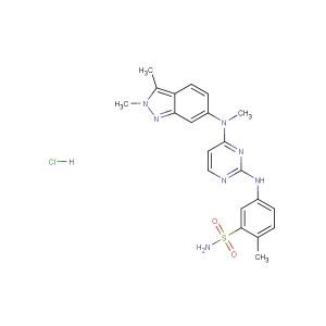 azopanib Hydrochloride  (Synonyms: GW786034 Hydrochloride)