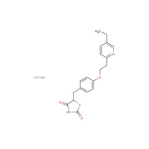 Pioglitazone hydrochloride  (Synonyms: U 72107A; AD 4833)