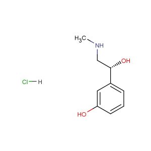 Phenylephrine hydrochloride(Synonyms: (R)-(-)-Phenylephrine hydrochloride; L-Phenylephrine hydrochloride)