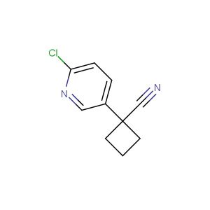 1-(6-chloropyridin-3-yl)cyclobutanecarbonitrile