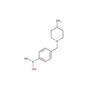 4-((4-methylpiperidin-1-yl)methyl)phenylboronic acid