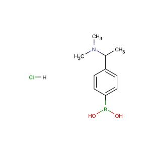 (4-(1-(dimethylamino)ethyl)phenyl)boronic acid hydrochloride