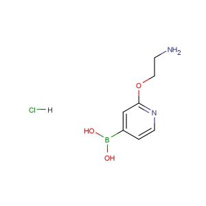 (2-(2-aminoethoxy)pyridin-4-yl)boronic acid hydrochloride