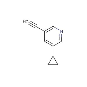 3-cyclopropyl-5-ethynylpyridine