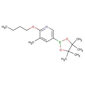 2-butoxy-3-methyl-5-(4,4,5,5-tetramethyl-1,3,2-dioxaborolan-2-yl)pyridine