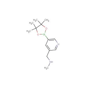 N-methyl-1-(5-(4,4,5,5-tetramethyl-1,3,2-dioxaborolan-2-yl)pyridin-3-yl)methanamine