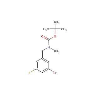 tert-butyl 3-bromo-5-fluorobenzyl(methyl)carbamate