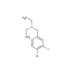 N-(4-bromo-3-fluorobenzyl)-N-ethylethanamine