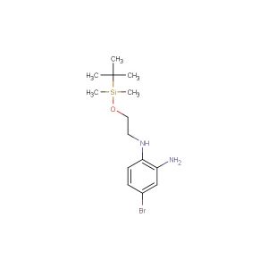 4-bromo-N1-(2-((tert-butyldimethylsilyl)oxy)ethyl)benzene-1,2-diamine