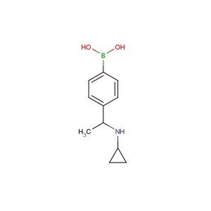 (4-(1-(cyclopropylamino)ethyl)phenyl)boronic acid