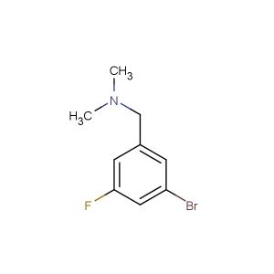 1-(3-bromo-5-fluorophenyl)-N,N-dimethylmethanamine