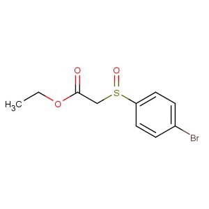 ethyl 2-(4-bromophenylsulfinyl)acetate