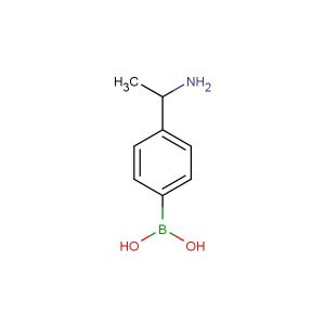 (4-(1-aminoethyl)phenyl)boronic acid