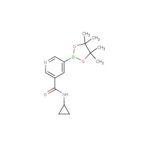 N-cyclopropyl-5-(4,4,5,5-tetramethyl-1,3,2-dioxaborolan-2-yl)nicotinamide
