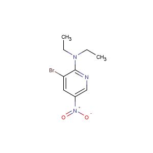 3-bromo-N,N-diethyl-5-nitropyridin-2-amine