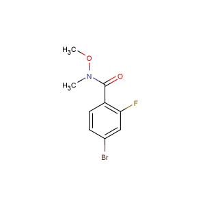 4-bromo-2-fluoro-N-methoxy-N-methylbenzamide