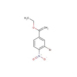 2-bromo-4-(1-ethoxyvinyl)-1-nitrobenzene
