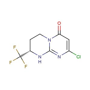 (S)-8-chloro-2-(trifluoromethyl)-3,4-dihydro-1H-pyrimido[1,2-a]pyrimidin-6(2H)-one