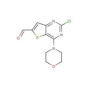 2-chloro-4-morpholinothieno[3,2-d]pyrimidine-6-carbaldehyde