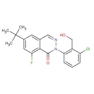 6-(tert-butyl)-2-(3-chloro-2-(hydroxymethyl)phenyl)-8-fluorophthalazin-1(2H)-one