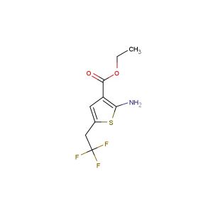 ethyl 2-amino-5-(2,2,2-trifluoroethyl)thiophene-3-carboxylate
