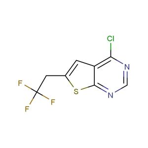 4-chloro-6-(2,2,2-trifluoroethyl)thieno[2,3-d]pyrimidine