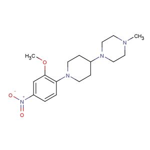 1-(1-(2-methoxy-4-nitrophenyl)piperidin-4-yl)-4-methylpiperazine