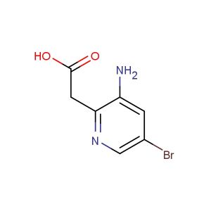 (3-amino-5-bromopyridin-2-yl)acetic acid