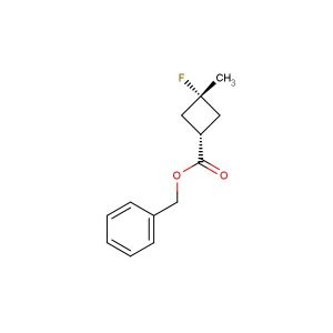 cis-benzyl 3-fluoro-3-methylcyclobutanecarboxylate