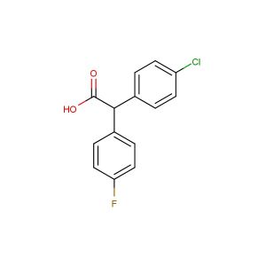 2-(4-chlorophenyl)-2-(4-fluorophenyl)acetic acid