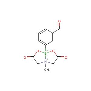 8-(3-formylphenyl)-4-methyl-2,6-dioxohexahydro-[1,3,2]oxazaborolo[2,3-b][1,3,2]oxazaborol-4-ium-8-uide