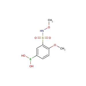 (4-methoxy-3-(N-methoxysulfamoyl)phenyl)boronic acid