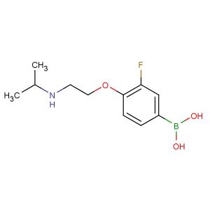 (3-fluoro-4-(2-(isopropylamino)ethoxy)phenyl)boronic acid