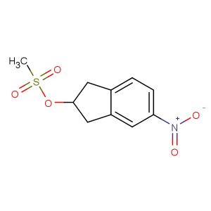 5-nitro-2,3-dihydro-1H-inden-2-yl methanesulfonate