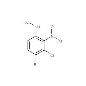 4-bromo-3-chloro-N-methyl-2-nitroaniline