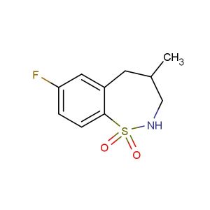 7-fluoro-4-methyl-2,3,4,5-tetrahydrobenzo[f][1,2]thiazepine 1,1-dioxide
