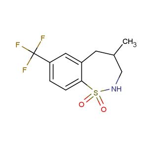 4-methyl-7-(trifluoromethyl)-2,3,4,5-tetrahydrobenzo[f][1,2]thiazepine 1,1-dioxide